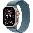 SmartWatch Apple Watch Ultra 3, Cellular, 49mm Carcasa Titanium, Light Blue Alpine Loop - Small