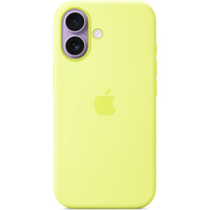Apple Protectie pentru spate, material silicon pentru iPhone 17, culoare Neon Yellow