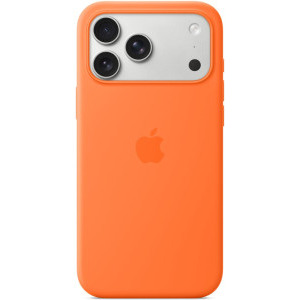 Apple Protectie pentru spate, material silicon pentru iPhone 17 Pro Max, culoare Orange