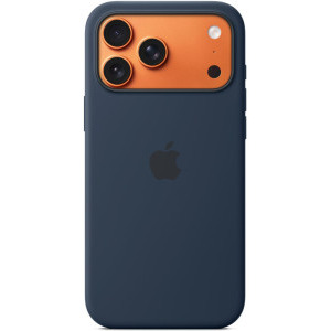 Apple Protectie pentru spate, material silicon pentru iPhone 17 Pro Max, culoare Midnight