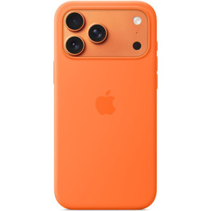 Apple Protectie pentru spate, material silicon pentru iPhone 17 Pro, culoare Orange