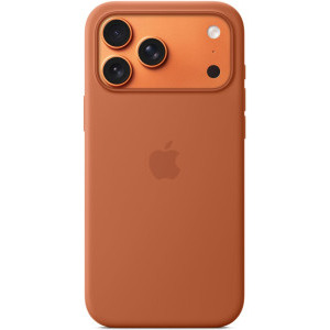 Apple Protectie pentru spate, material silicon pentru iPhone 17 Pro, culoare Terra Cotta