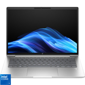 Laptop HP 14 ProBook 4 G1iR 14, WUXGA IPS, Procesor Intel® Core™ 5 120U (12M Cache, up to 5.00 GHz), 16GB DDR5, 512GB SSD, Intel Graphics, Free DOS, Silver