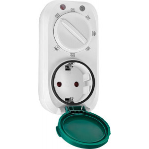 Logilink ET0013, SMART, 1x Schuko, White