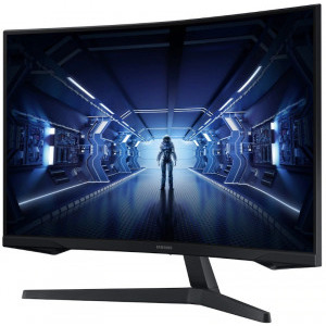 Samsung Gaming Odyssey G5 LC27G55TQWRXEN Curbat 27 inch 1 ms Negru HDR FreeSync Premium 144 Hz