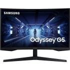Samsung Gaming Odyssey G5 LC27G55TQWRXEN Curbat 27 inch 1 ms Negru HDR FreeSync Premium 144 Hz