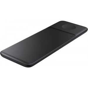 Samsung EP-P6300T, Wireless Charger Trio Pad, negru, pana la 25W