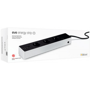 Eve Prelungitor Smart cu protectie la supratensiune, Compatibil Apple HomeKit