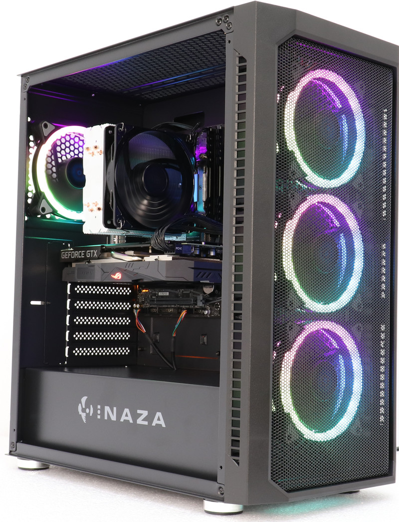 PC Gaming Raptor5 Intel, Intel i5-11400F 2.6GHz, 16GB DDR4, 1TB SSD, GTX 1660 SUPER 6GB GDDR6, Iluminare RGB