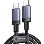 Cablu de date / adaptor Ugreen L532, USB-C Male la USB-C Male, 240 W, 1 m, Black