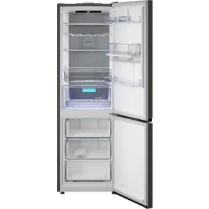 Beko B5RCNA376HXBRW, 370 L, Clasa C, No Frost, ProSmart Inverter, HarvestFresh, AeroFlow, CoolAdapt, HomeWhiz, Dozator apa, Control electronic, 186 cm, Metal Look