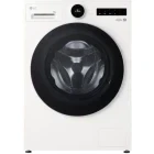 LG F2X70S9TWS, Slim, 9 kg, 1200 RPM, Clasa A, Inverter Direct Drive, AI DD, TurboWash360, Smart Pairing, ThinQ, Alb