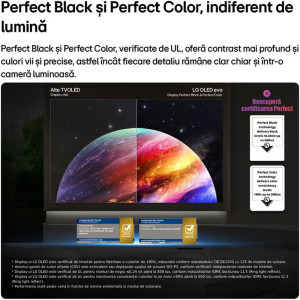 LG Smart TV OLED48G63LS Seria evo AI G6 120cm 4K UHD HDR