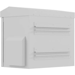 Lanberg WAH1-3230-00S 3U, Wall mount, 320 x 200, Metal door, Gri