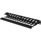 Lanberg AK-1704-B 1U, Cable management, 19", Metal, Black