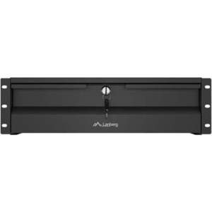 Lanberg AK-2003-B Sertar rack 3U, 19", 360 mm, Negru