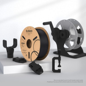 ELEGOO Filament PLA-CF, Black, 1 kg