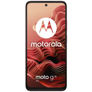 Motorola Moto G35, 5G Edition, 128GB, 8GB RAM, Dual SIM, Tri-Camera, Hot Coral