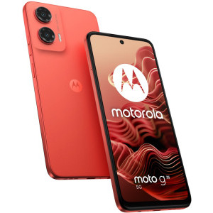 Motorola Moto G35, 5G Edition, 128GB, 8GB RAM, Dual SIM, Tri-Camera, Hot Coral