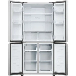 Haier HCR3818ENMM, 467 L, Clasa E, Total No Frost, Inverter, Air Surround, Control electronic, 181 cm, Inox