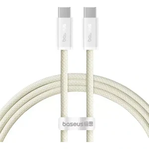 Baseus Dynamic 3, USB-C Male la USB-C Male, 100 W, 2 m, White