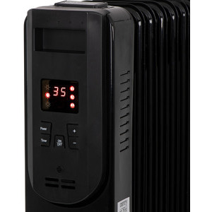 Camry Calorifer electric CR7820, 2500 W, 15 elementi, Cu ulei, 3 trepte, Termostat ajustabil, Negru
