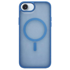 Lemontti Capac protectie spate EliteGuard Magsafe Blue pentru iPhone 17e/iPhone 16e