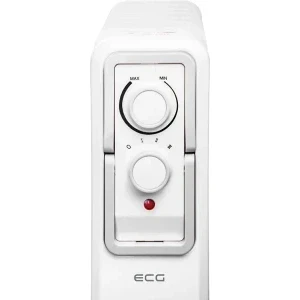 ECG Calorifer electric OR1570, 1500 W, 7 elementi, Cu ulei, 3 trepte, Termostat ajustabil, Alb