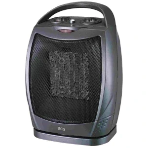 ECG Aeroterma electrica KT10, 1500 W, 2 trepte, Ventilare, Negru
