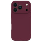 Lemontti Capac protectie spate Silicon Soft Slim Magsafe Dark Red pentru iPhone 17 Pro
