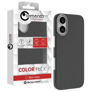 Lemontti Capac protectie spate Slim Aramid/Kevlar Magsafe 1500D Black pentru iPhone 17