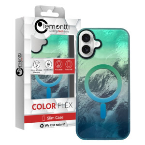 Lemontti Capac protectie spate Glacier Magsafe Case Multicolor pentru iPhone 16 Plus