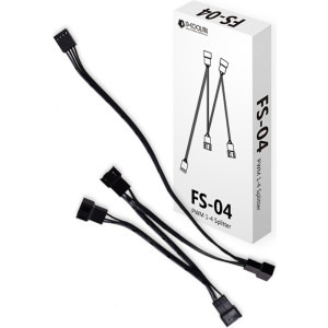 ID-Cooling FS-04 4-Pin PWM Fan Splitter, 50cm