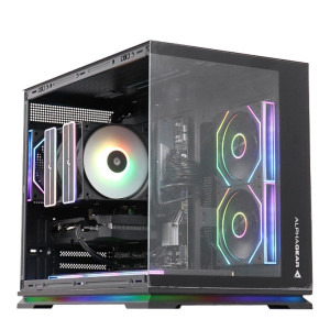 PC Gaming BALAUR Pro Advanced Edition, Intel i5-12400F 2.5GHz, 32GB DDR4, 1TB SSD, Intel Arc B580 12GB GDDR6, Iluminare RGB