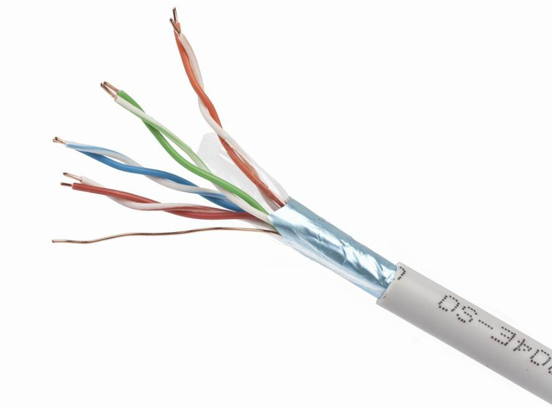 Cablu retea Gembird CAT6 FTP Foil Shielded Stranded Cable CCA 100m Gri