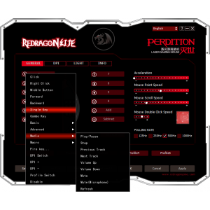 Redragon Perdition Black