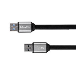 Kruger&Matz USB 3.0 Male tip A - USB 3.0 Male tip A, 1m, negru