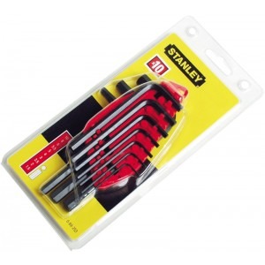 STANLEY Set de 10 chei imbus "L" metric 1.5-10mm 0-69-253