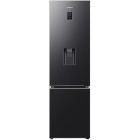 Combina frigorifica Samsung RB38C650EB1/EF, 386 L, Clasa E, Total No Frost, All Around Cooling, Digital Inverter, Dozator apa, 203 cm, Dark Inox