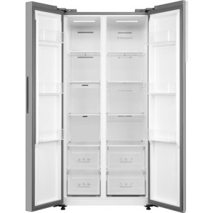 Tesla RB4600FMXE, 460 L, Clasa E, Total No Frost, Inverter, Display, 177 cm, Inox
