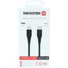 Cablu periferice Swissten USB-C Male la micro USB Male, 1 m, Negru