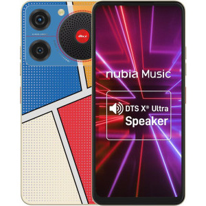 スマートフォン本体 nubia Music 4GB/128GB Smartphone ZTE nubia Music, 128GB, 8GB RAM (4GB + 4GB