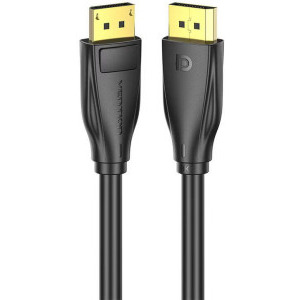 Vention DisplayPort Male - DisplayPort Male, 8/4K@60/120Hz, 2 m, negru