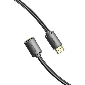 Vention HDMI Male - HDMI Female, v2.0, 1 m, negru