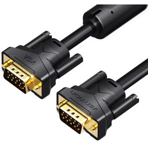 Cablu video Vention VGA Male - VGA Male, 3 m, negru