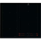 Plita incorporabila Electrolux EIV64453, Inductie, 4 zone de gatit, Booster, Control touch, Timer, Conectivitate hota, 60 cm, Negru
