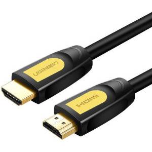 Ugreen HDMI Male - HDMI Male, v2.0, 2 m, Negru/Galben