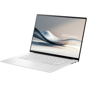 ASUS 16'' Zenbook S 16 OLED UM5606WA, 3K 120Hz Touch, Procesor AMD Ryzen™ AI 9 HX 370 (24M Cache, up to 5.10 GHz), 32GB LPDDR5X, 2TB SSD, AMD Radeon 890M, Win 11 Pro, Scandinavian White