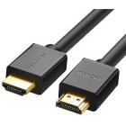 Cablu video Ugreen HD104 HDMI Male - HDMI Male, v2.0, 3 m, Negru