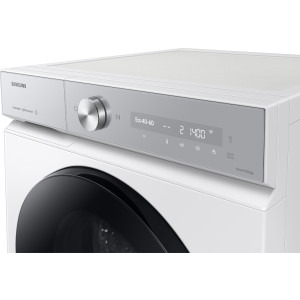 Samsung WW11DB8B95GHU4, Bespoke AI, 11 kg, 1400 RPM, Clasa A, AI Wash, AI EcoBubble, Auto Dispense, Quick Bubble, Alb